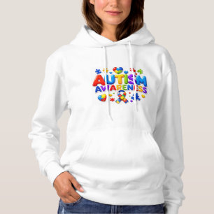 Autism Awareness Womens Pullover Hoodie