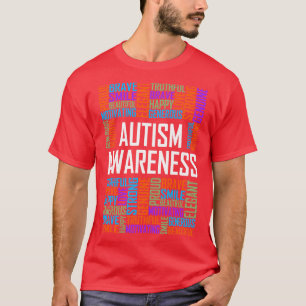 Autism Awareness Words T-Shirt