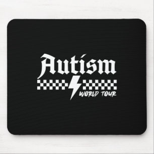 Autism Awareness World Autism Tour Be Kind Puzzle Mouse Mat