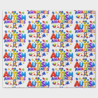 Autism Awareness Wrapping Paper