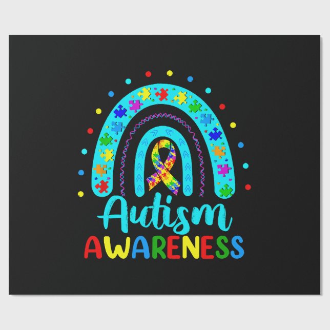 Autism Awareness Wrapping Paper (Flat)