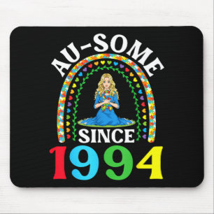 Autism Awesome Ausome Since 1994 Happy 32nd Birthd Mouse Mat