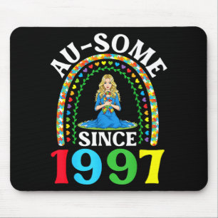 Autism Awesome Ausome Since 1997 Happy 29th Birthd Mouse Mat