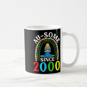 Autism Awesome Ausome Since 2000 Happy 26th Birthd Coffee Mug