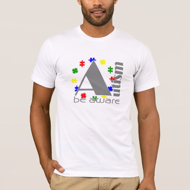 Autism be aware T-Shirt (Front)