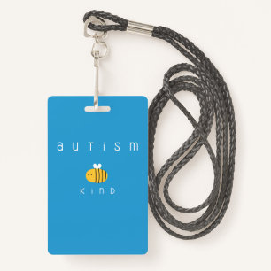 autism be kind awareness Badges ID Badge