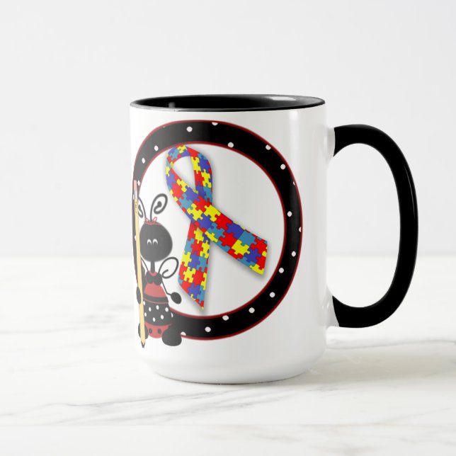 Autism Bee Awareness Mug (Right)