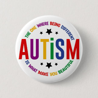 Autism: Being Different Makes You Beautiful Pin 