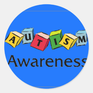 Autism-blocks Classic Round Sticker