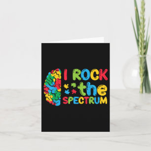 Autism Brain I Rock The Spectrum Awareness Boys Gi Card