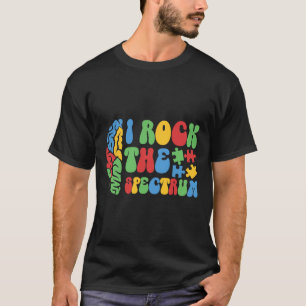 Autism Brain I Rock The Spectrum Awareness Boys Gi T-Shirt