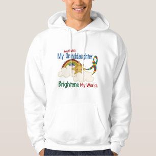 Autism BRIGHTENS MY WORLD 1 Granddaughter Hoodie