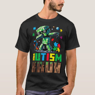 Autism bruh dab asd awareness gamer boys kids yout T-Shirt