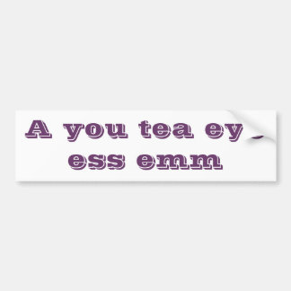 Autism Bumper Sticker