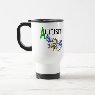 AUTISM Butterfly 3.1 Travel Mug