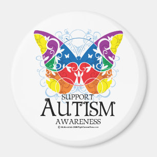 Autism Butterfly Magnet
