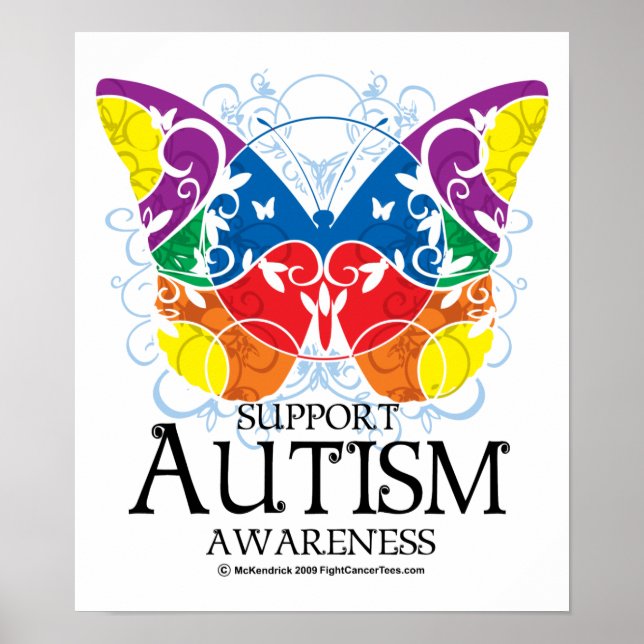 Autism Butterfly Poster (Front)