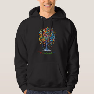 Autism Butterfly Tree - Acceptance, Understanding, Hoodie