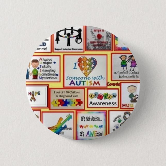 autism button (Front)