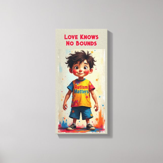 Autism Canvas Print (Front)