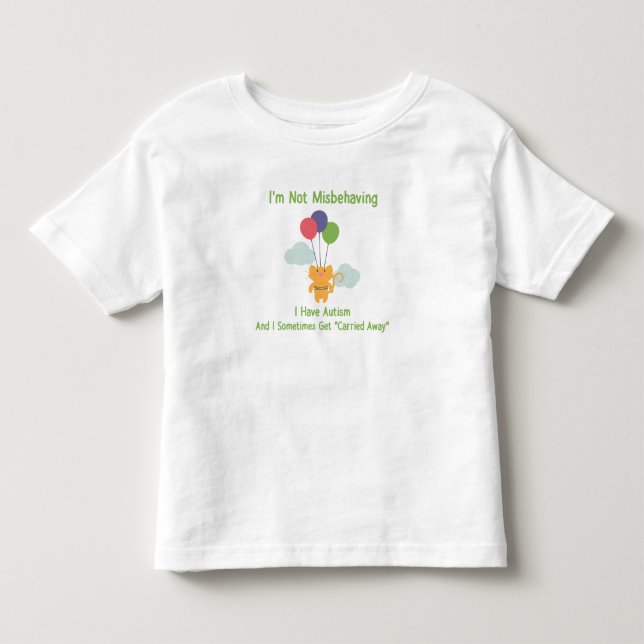 Autism Cat Toddler T-Shirt (Front)
