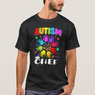 Autism Chef Puzzle Autism Awareness Autistic Suppo T-Shirt