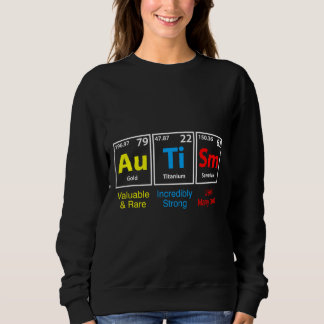 Autism Chemical Element Inspirational Autism Aware Sweatshirt