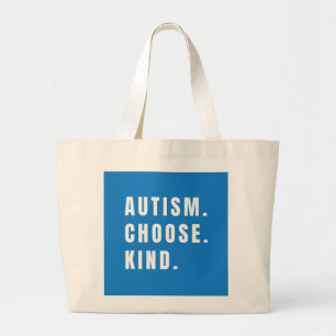 autism choose kind Totes & Bags modern