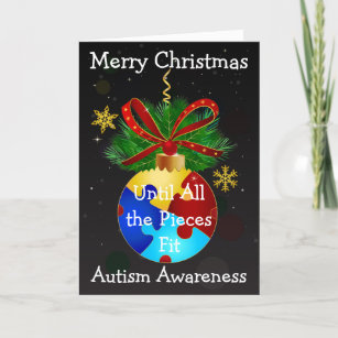 Autism Christmas Card 2022 Autism Christmas Cards | Zazzle Uk