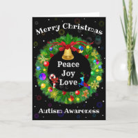 Autism Christmas Wreath