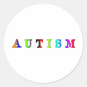 Autism Classic Round Sticker