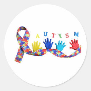 Autism Classic Round Sticker