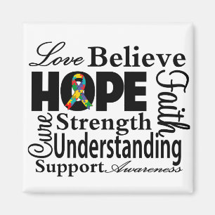 Autism Collage of Hope Magnet