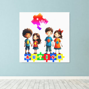 Autism Connection Canvas Print