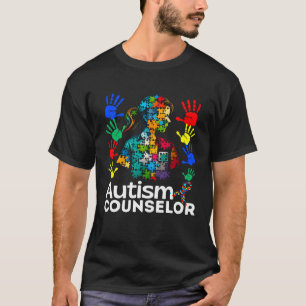 Autism Counsellor Navigating Autism Autism Counsel T-Shirt