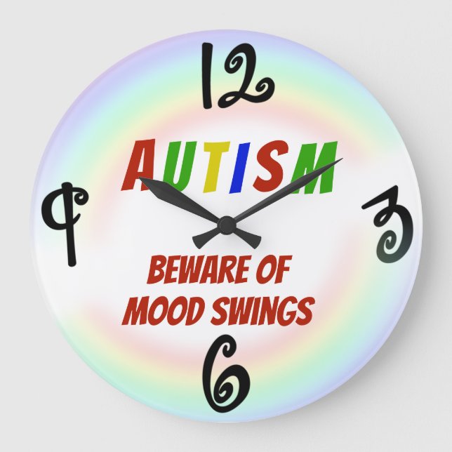 Autism - Custom Square Wall Clock (Front)