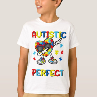 Autism Dabbing Society Says I am Autistic God Says T-Shirt