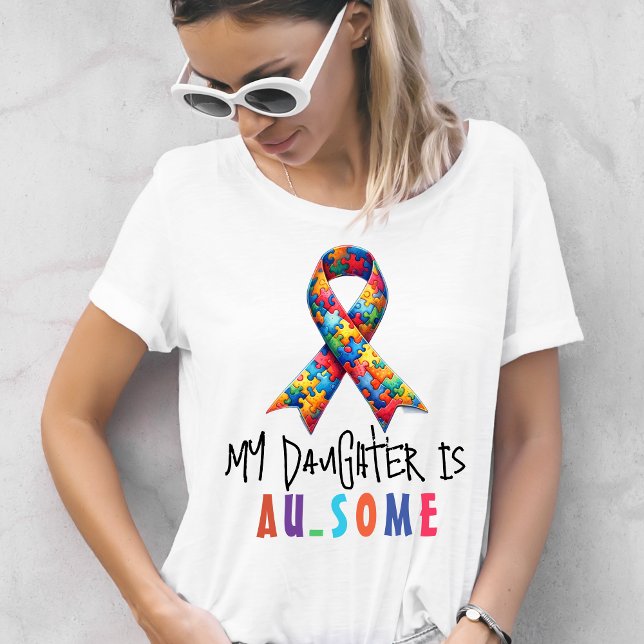 Autism Dad| Autistic daughter T-Shirt (Creator Uploaded)