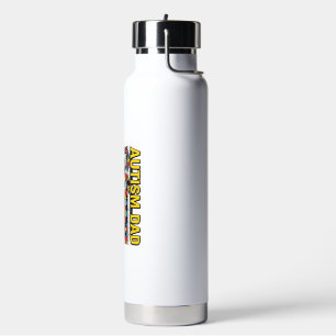 Autism Dad Bear Flag Awareness Shirt Design_1 Water Bottle