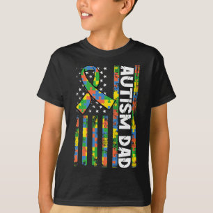 Autism Dad Disabilities Month Disabilities Awarene T-Shirt