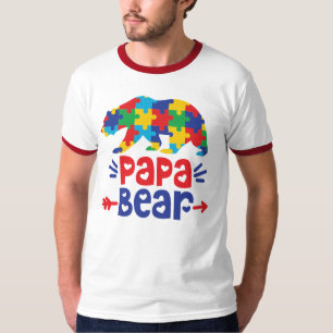 Autism Dad - Men's Basic Ringer T-Shirt