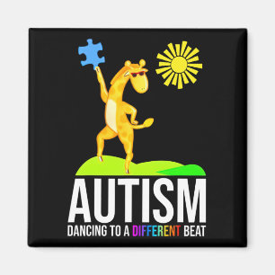 Autism Dancing To A Different Beat Fun Awareness G Magnet