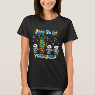 Autism-Dare To Be Yourself Puzzle Autism Awareness T-Shirt