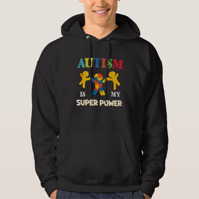 autism day awareness autistic love puzzle kids pro hoodie (Front)