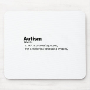 Autism Definition It's Not A Disability A Differen Mouse Mat