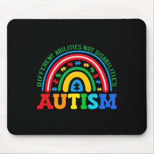 Autism Different abilities not disabilities Autism Mouse Mat