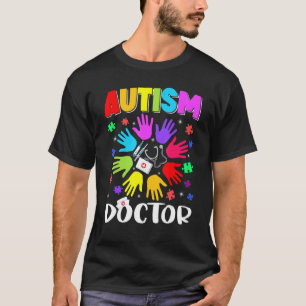 Autism Doctor Puzzle Autism Awareness Autistic Sup T-Shirt