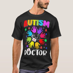 Autism Doctor Puzzle Autism Awareness Autistic Sup T-Shirt