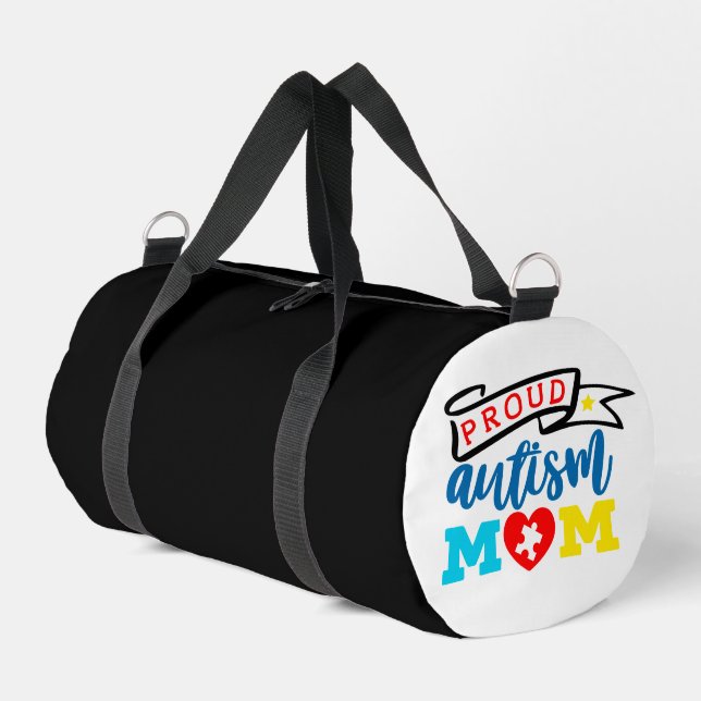 Autism Duffle Bag (Left Corner)
