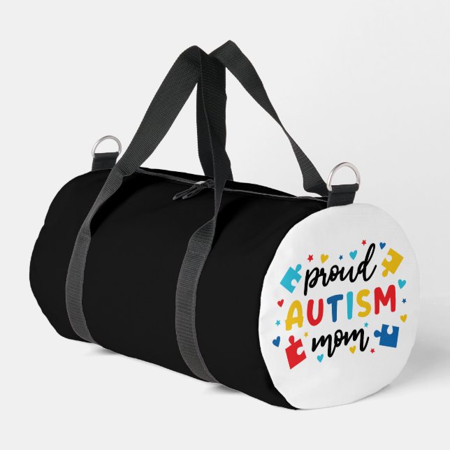 Autism Duffle Bag (Left Corner)